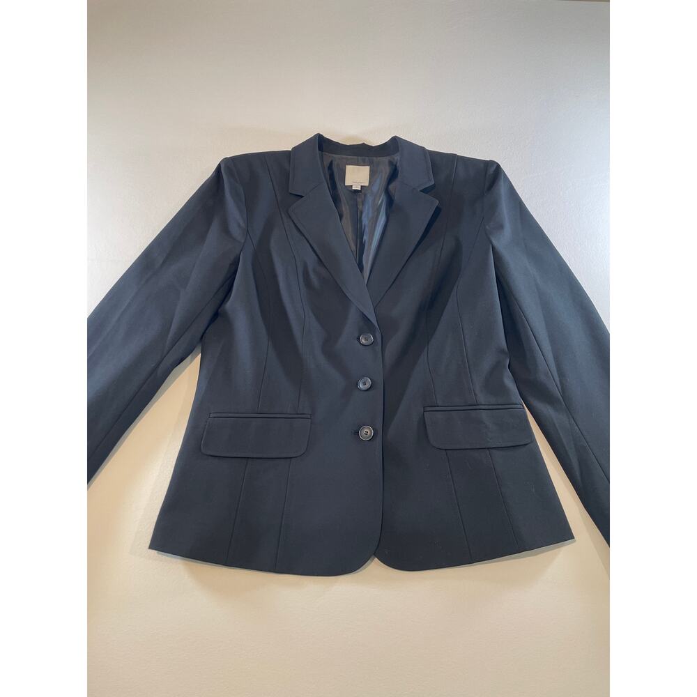 Halogen Black Singlebreasted 3button Blazer Size … - image 6